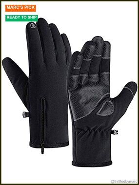 Waterproof Winter Gloves -30℉ Warm Windproof Touchscreen Gloves for Men Skiing